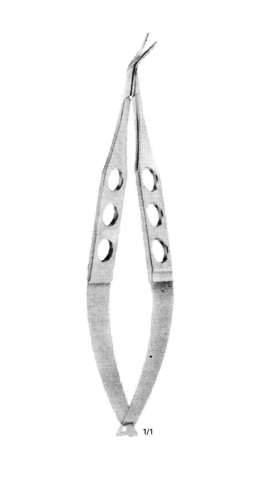 MİKRO MAKAS EĞRİ 115 MM